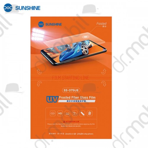 Hydrogel UV üveg képernyővédő fólia - Matt UV Sunshine SS-075UE hidrogel üvegfólia, mobiltelefon, okosóra